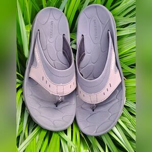 Merrell Men's Huntington Sport Gray Flip Flop Sandals Size 9